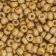Miyuki rocailles Perlen 6/0 - Opaque matte ab glazed honey bee brown 6-4693
